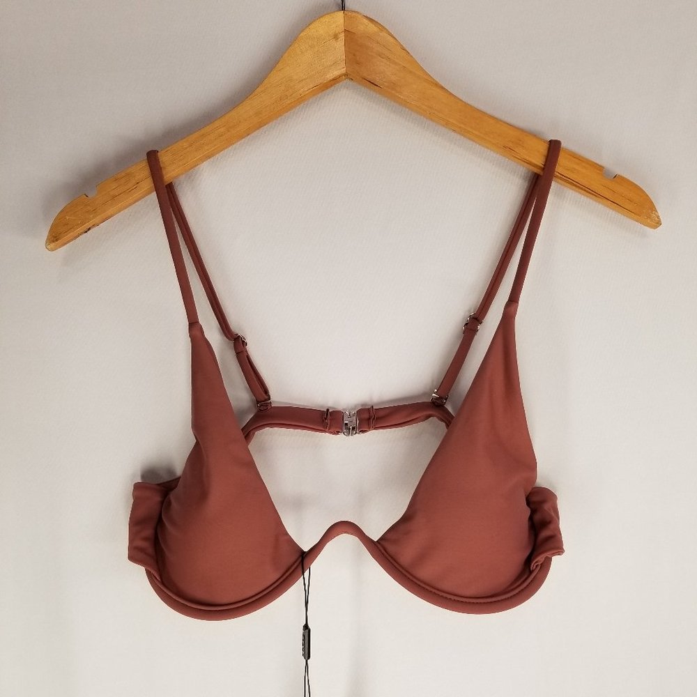 ZAFUL ROSEGOLD BATHING SUIT TOP BRA ONLY
